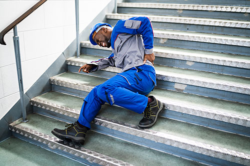 Workplace accident on stairs - legal representation for personal injury claims - Pigott Law Group
